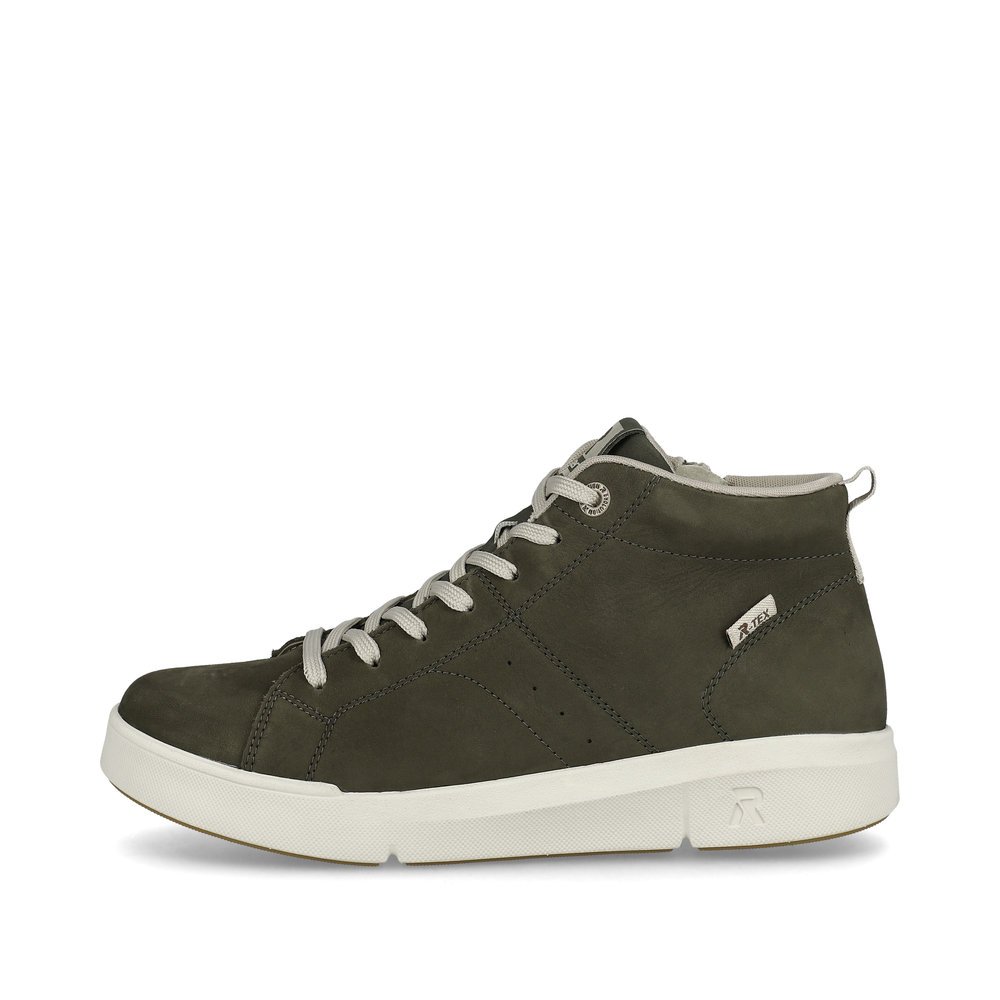Green Rieker EVOLUTION women´s sneakers 41907-54 with super light and flexible sole. The outside of the shoe