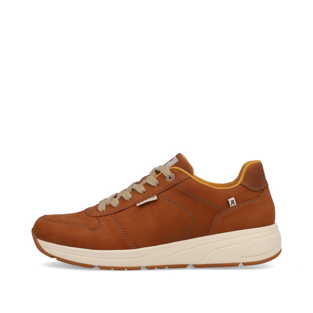 Brown Rieker EVOLUTION men´s sneakers 07004-22 with lacing as well as flexible sole. The outside of the shoe