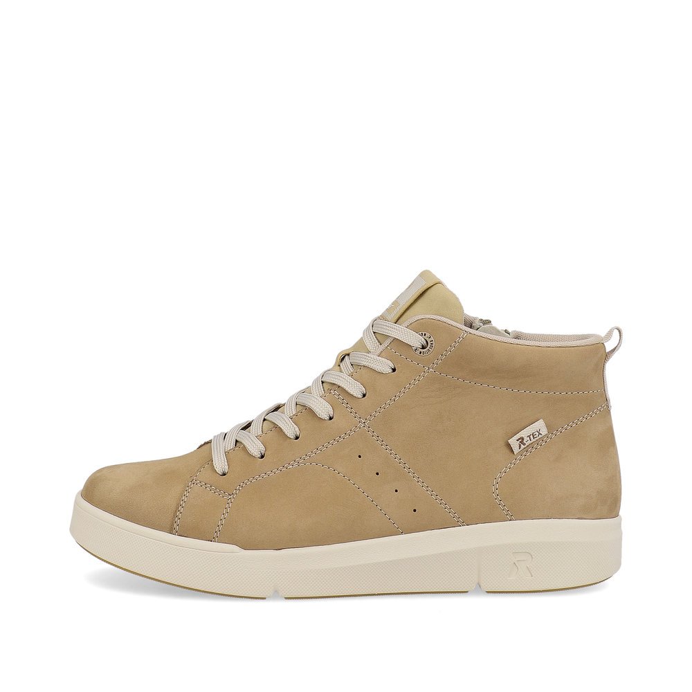 Beige Rieker EVOLUTION women´s sneakers 41907-20 with super light and flexible sole. The outside of the shoe